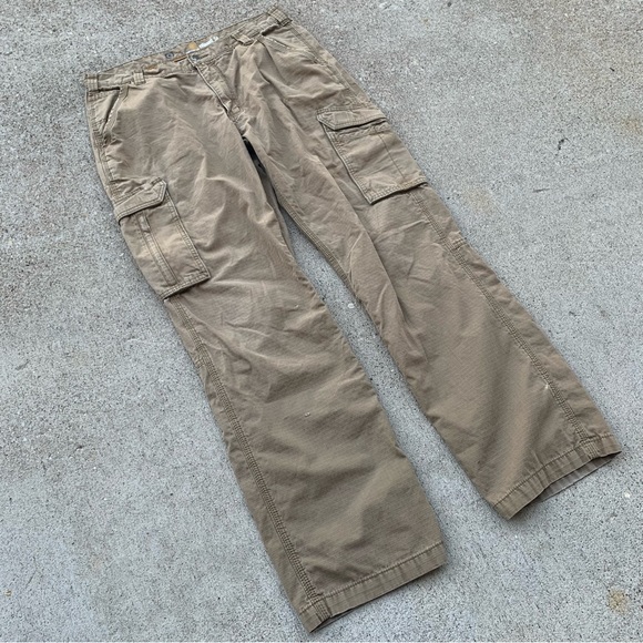 Carhartt Pants Adult 38x34 (Actual 36x32) Tan Force Cargo Ripstop Workwear Men - Picture 4 of 14